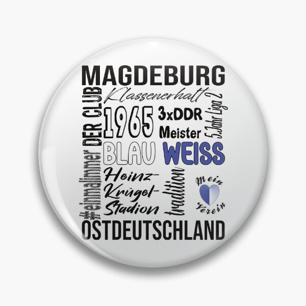 Item preview, My soccer club - Magdeburg - Blue White - League 2 designed and sold by _SHERTY_.