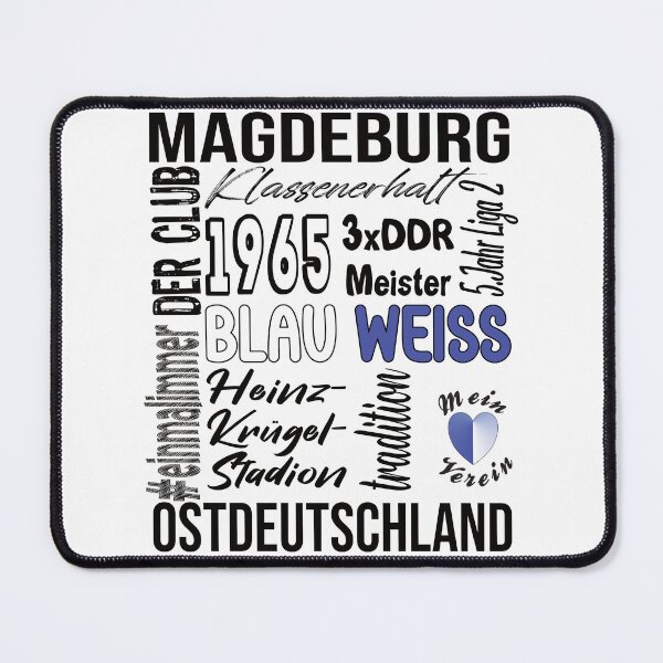 Item preview, My soccer club - Magdeburg - Blue White - League 2 designed and sold by _SHERTY_.