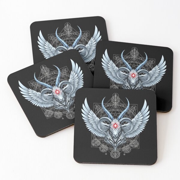 Item preview, Celestial Ram Seraph Gothic Tee – Winged Occult Goat Graphic designed and sold by printedartgoods.