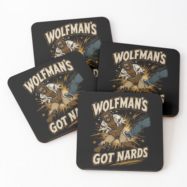 Item preview, Wolfman’s Got Nards – Retro Monster Squad Werewolf Movie Style T-Shirt designed and sold by ThreadTheory976.