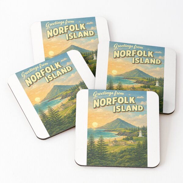 Item preview, Greetings From Norfolk Island South Pacific Coastal Lighthouse Landscape designed and sold by Places On Earth.