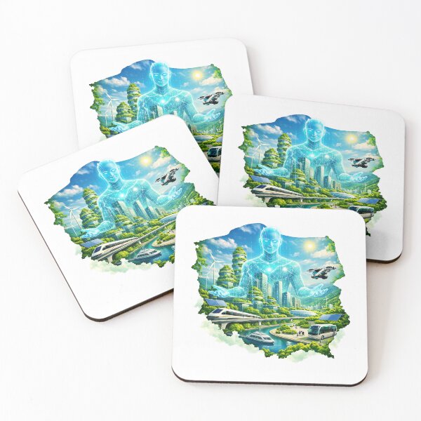 Item preview, AI & Green Poland – Futuristic Eco Vision designed and sold by epoka.