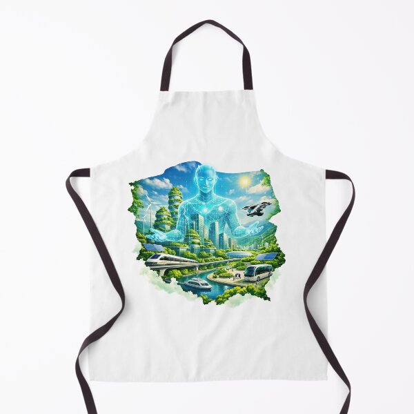 Item preview, AI & Green Poland – Futuristic Eco Vision designed and sold by epoka.