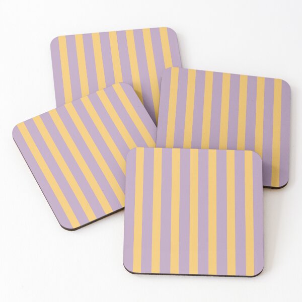 Item preview, Soft Purple and Yellow Stripes designed and sold by The Innocent Ghost Project.