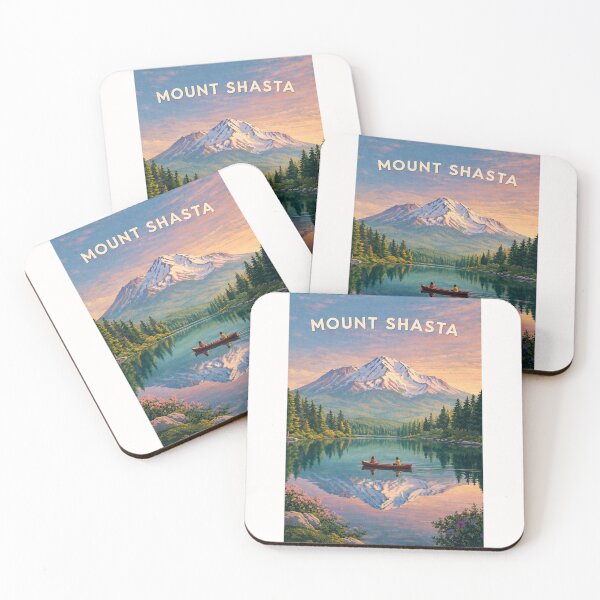 Item preview, Mount Shasta Alpine Lake Reflection in Northern California designed and sold by Places On Earth.