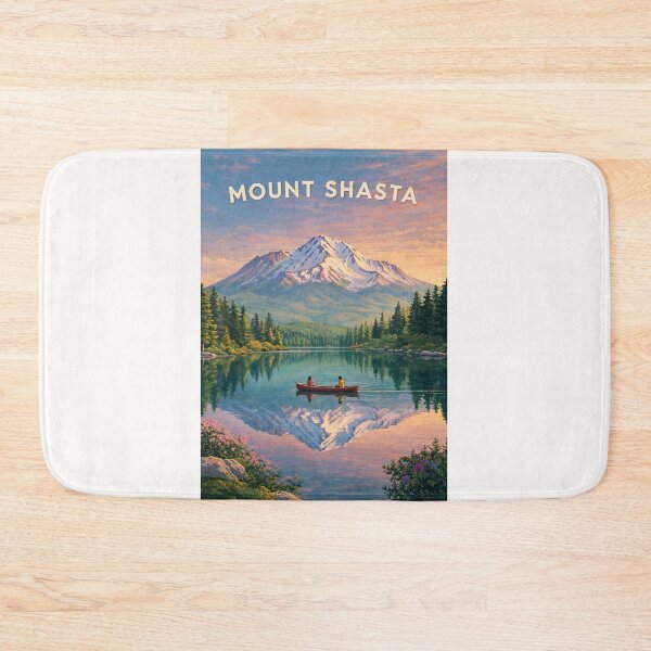 Item preview, Mount Shasta Alpine Lake Reflection in Northern California designed and sold by Places On Earth.