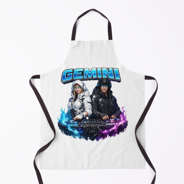 Item preview, Gemini Twin DJ Zodiac Cyberpunk Duo  designed and sold by  ZenRave Designs.