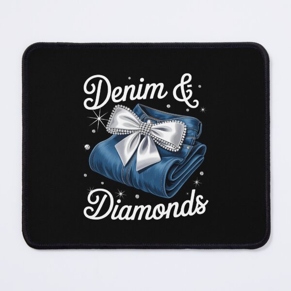 Item preview, Denim and Diamonds Bow Glam Western Fashion for Ladies designed and sold by SapfireStuArt.