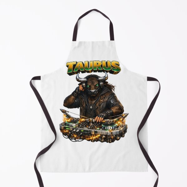 Item preview, Taurus Bull DJ Zodiac Emerald Fire designed and sold by  ZenRave Designs.