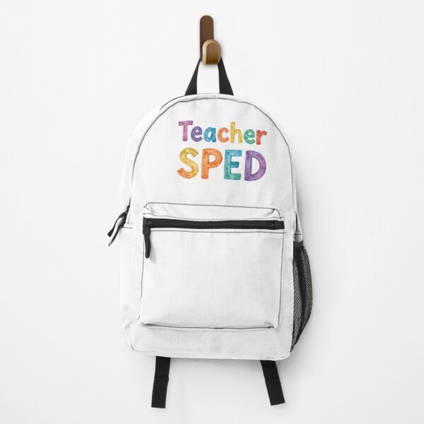 Item preview, *Watercolor Teacher SPED Letters - Colorful Special Education Typography Design* designed and sold by Petringo.
