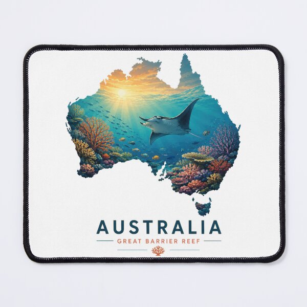 Item preview, Australia Great Barrier Reef Manta Ray Travel Design designed and sold by pod24.