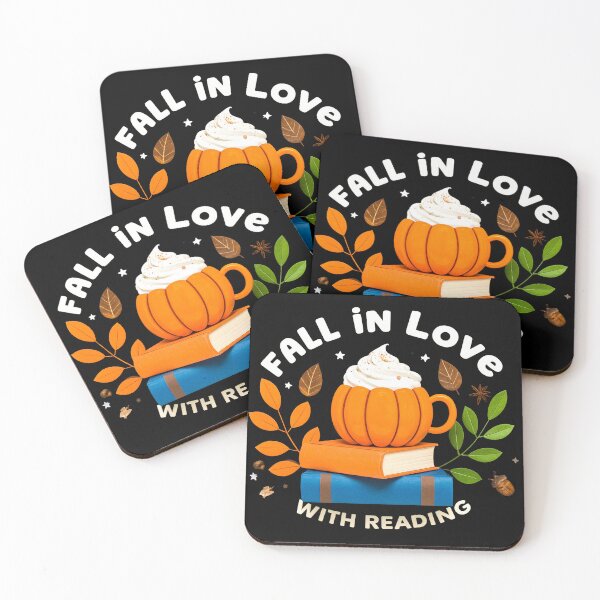 Item preview, Fall in Love with ready, Book lover bookworm designed and sold by Mavesha.
