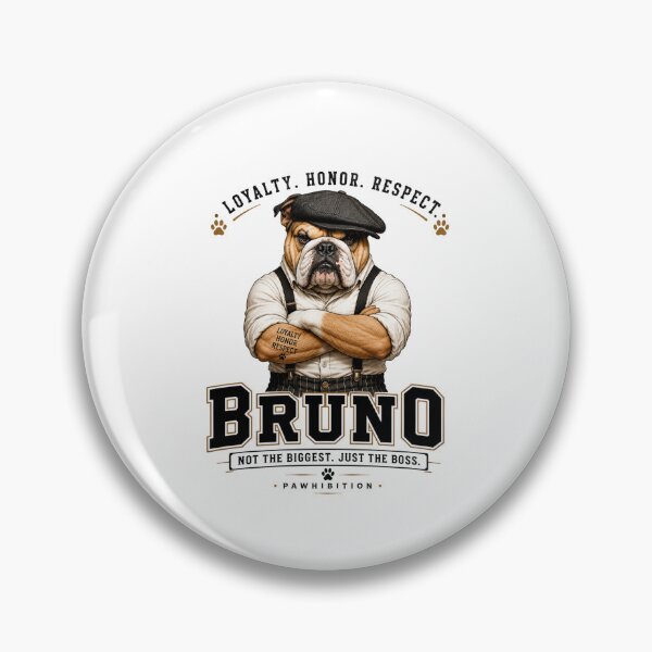 Item preview, Bruno- The Muscle of Pawhibition designed and sold by Ikkipass Enterprises.