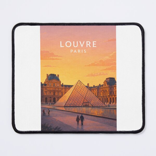 Item preview, Louvre Pyramid Courtyard at Sunset Paris France designed and sold by Aryabek.