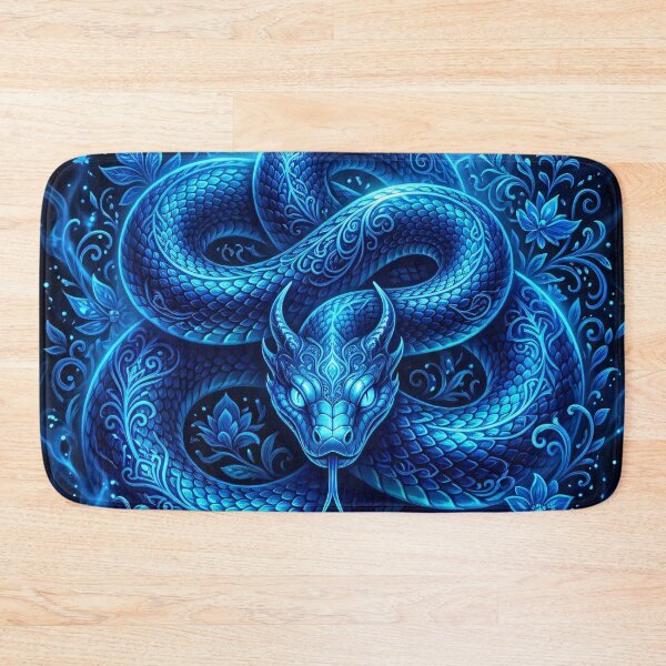 Item preview, Mystical Blue Snake Queen in fantasy style designed and sold by WonderPiks.