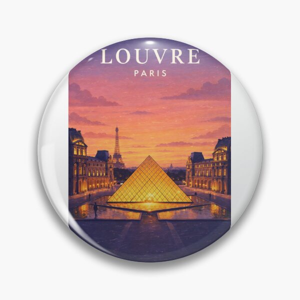 Item preview, Louvre Pyramid Evening Lights and Eiffel Tower Paris designed and sold by Aryabek.