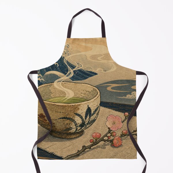 Item preview, The Matcha & Plum Blossom - Botanical Japanese Art designed and sold by bapupa.