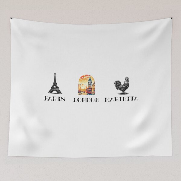 Item preview, Paris Has The Eiffel London Has Marietta Has The Big Chicken designed and sold by stylboutique.