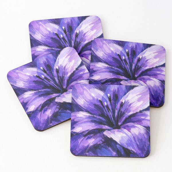 Item preview, Violet Lily – Abstract Depth designed and sold by Sigtrix.