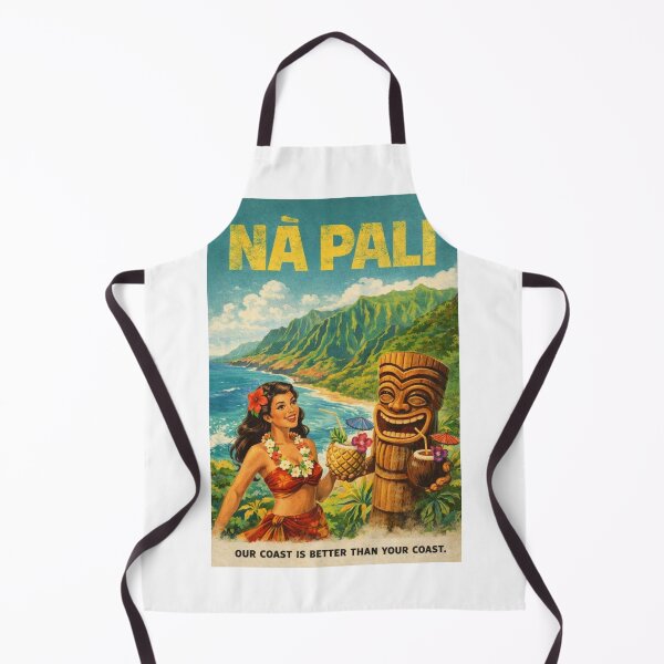 Item preview, Nā Pali Coast Kauai Tropical Tiki Paradise Hawaii designed and sold by Aryabek.