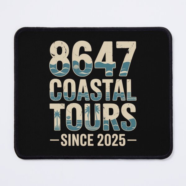 Item preview, 8647 Sea Shells Coastal Tours Since 2025 Vintage Design designed and sold by PROPera-design.