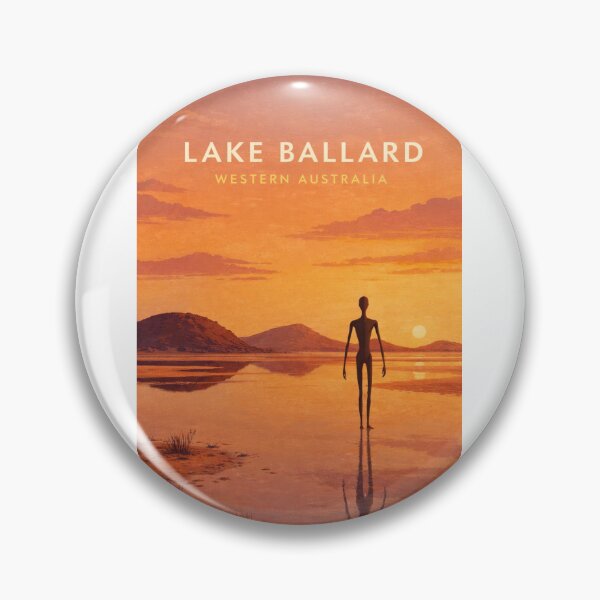 Item preview, Lake Ballard Western Australia Outback Sunset with Alien Sculptures designed and sold by Aryabek.