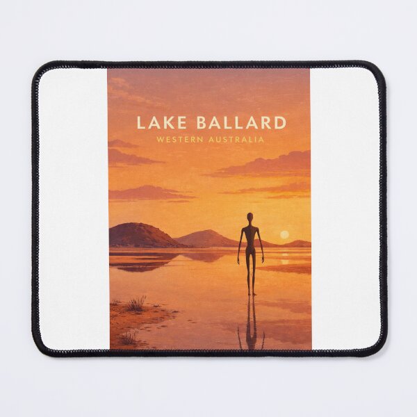 Item preview, Lake Ballard Western Australia Outback Sunset with Alien Sculptures designed and sold by Aryabek.