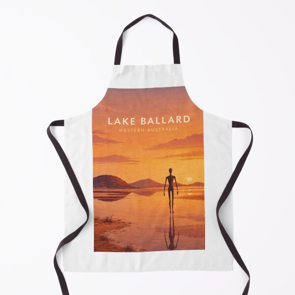 Item preview, Lake Ballard Western Australia Outback Sunset with Alien Sculptures designed and sold by Aryabek.