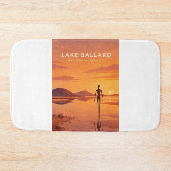 Item preview, Lake Ballard Western Australia Outback Sunset with Alien Sculptures designed and sold by Aryabek.