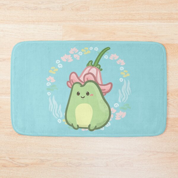 Item preview, Frog Wear a Morning Glory Flower Hat designed and sold by Khotekmei.