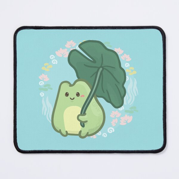 Item preview, Frog using a leaf as an Umbrella  designed and sold by Khotekmei.