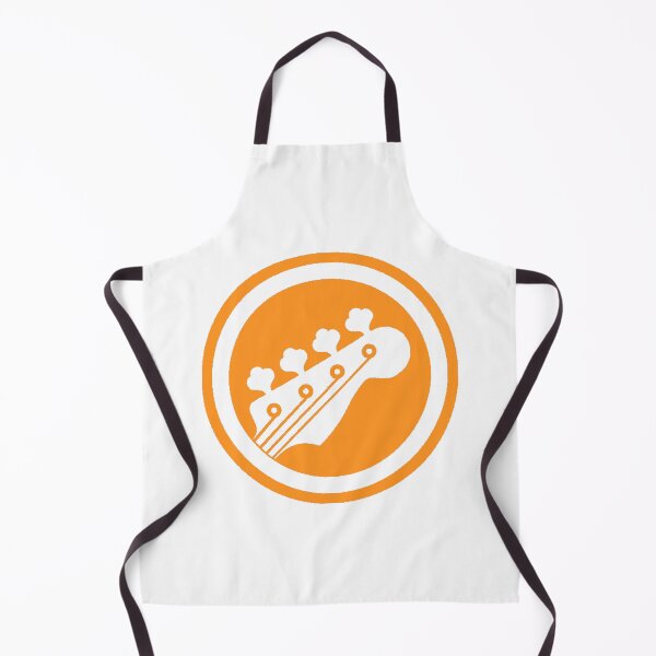 Item preview, Bass Guitar Headstock Orange designed and sold by Ukulaliens.