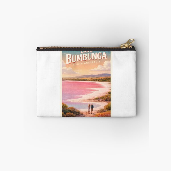 Item preview, Lake Bumbunga South Australia Pink Salt Lake Panorama designed and sold by Aryabek.