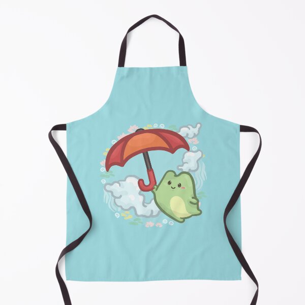 Item preview, Frog Floating with the Umbrella  designed and sold by Khotekmei.
