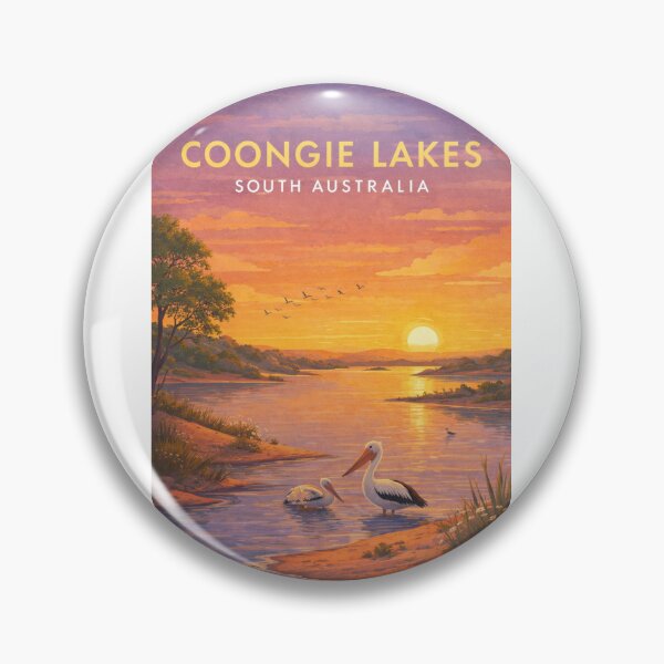 Item preview, Coongie Lakes South Australia Wetlands at Sunset designed and sold by Aryabek.