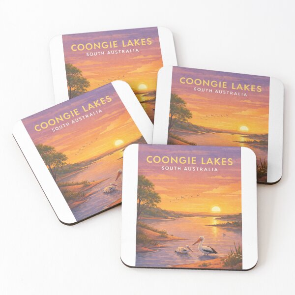 Item preview, Coongie Lakes South Australia Wetlands at Sunset designed and sold by Aryabek.