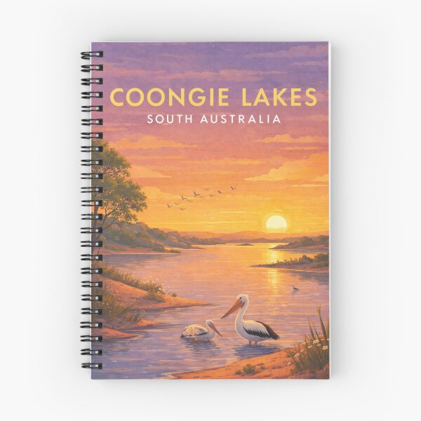 Item preview, Coongie Lakes South Australia Wetlands at Sunset designed and sold by Aryabek.