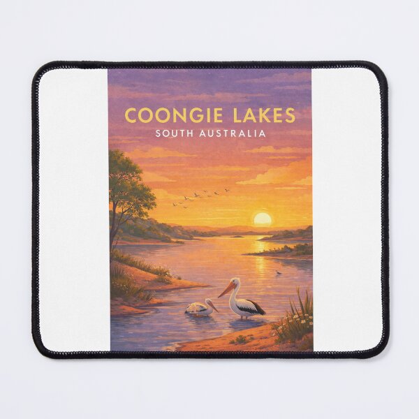 Item preview, Coongie Lakes South Australia Wetlands at Sunset designed and sold by Aryabek.