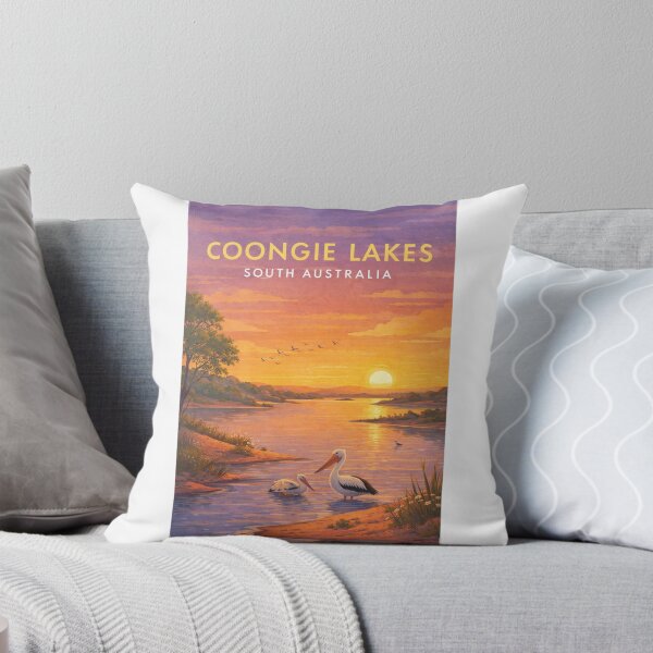 Item preview, Coongie Lakes South Australia Wetlands at Sunset designed and sold by Aryabek.
