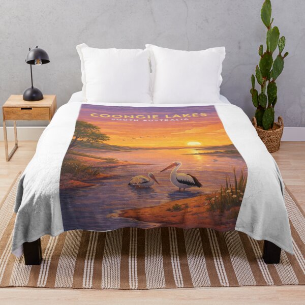 Item preview, Coongie Lakes South Australia Wetlands at Sunset designed and sold by Aryabek.
