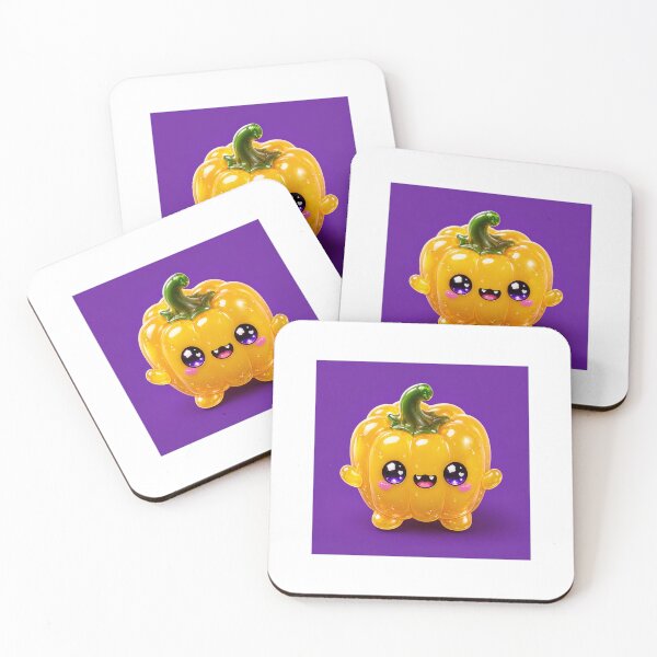 Item preview, Cute Gummy Bell Pepper Monster Stickers designed and sold by Sotona87.