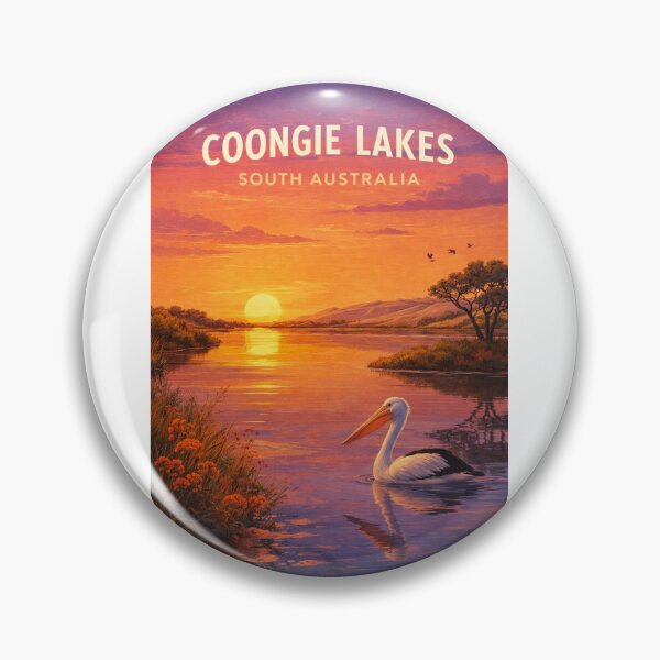 Item preview, Coongie Lakes South Australia Pelican Wetlands Landscape designed and sold by Aryabek.