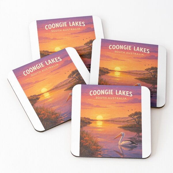 Item preview, Coongie Lakes South Australia Pelican Wetlands Landscape designed and sold by Aryabek.