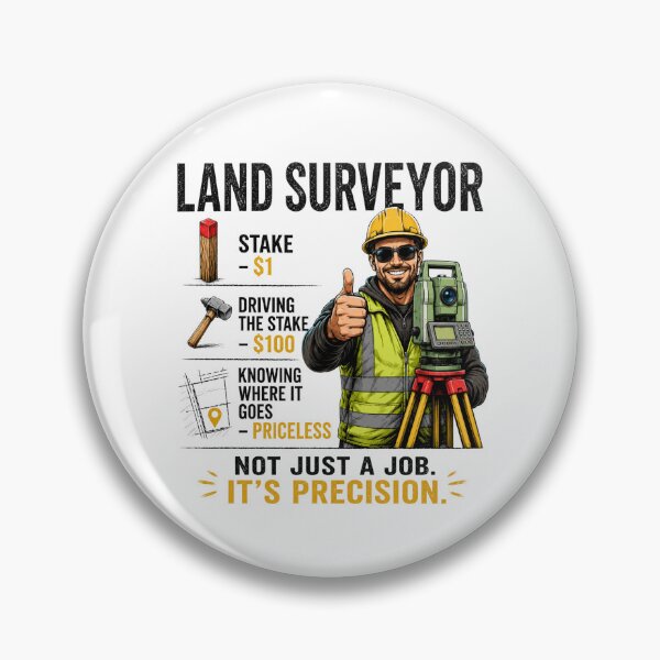 Item preview, Land Surveyor Precision Design designed and sold by JDGeoShop.