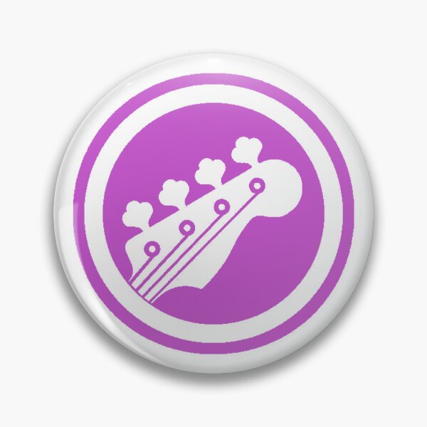Item preview, Bass Guitar Headstock Cerise designed and sold by Ukulaliens.