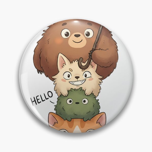 Item preview, Kawaii Forest Animal Friend Stack designed and sold by LYZ7VANI.