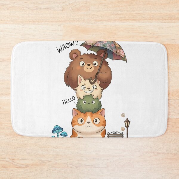 Item preview, Kawaii Forest Animal Friend Stack designed and sold by LYZ7VANI.