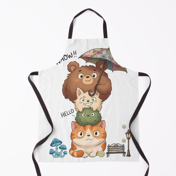 Item preview, Kawaii Forest Animal Friend Stack designed and sold by LYZ7VANI.