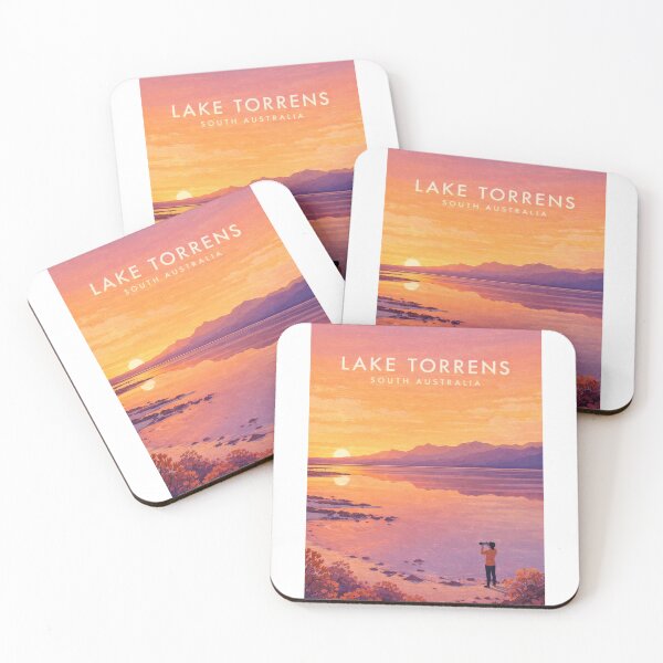 Item preview, Lake Torrens South Australia Salt Lake Sunset Reflection designed and sold by Aryabek.