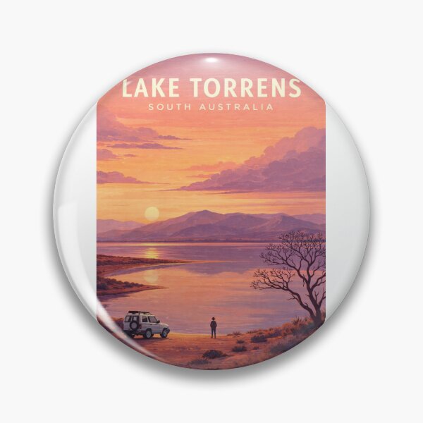 Item preview, Lake Torrens South Australia Outback Salt Flats Landscape designed and sold by Aryabek.
